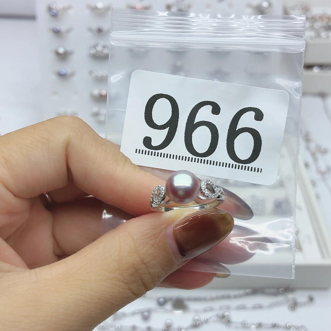 洛***洛淡水珍珠珠宝奇石银S925镶嵌966