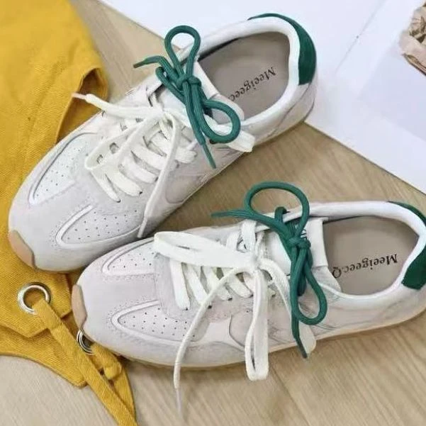 露思同款厚底内增高德训鞋女2025新款真皮复古5B3-201-168