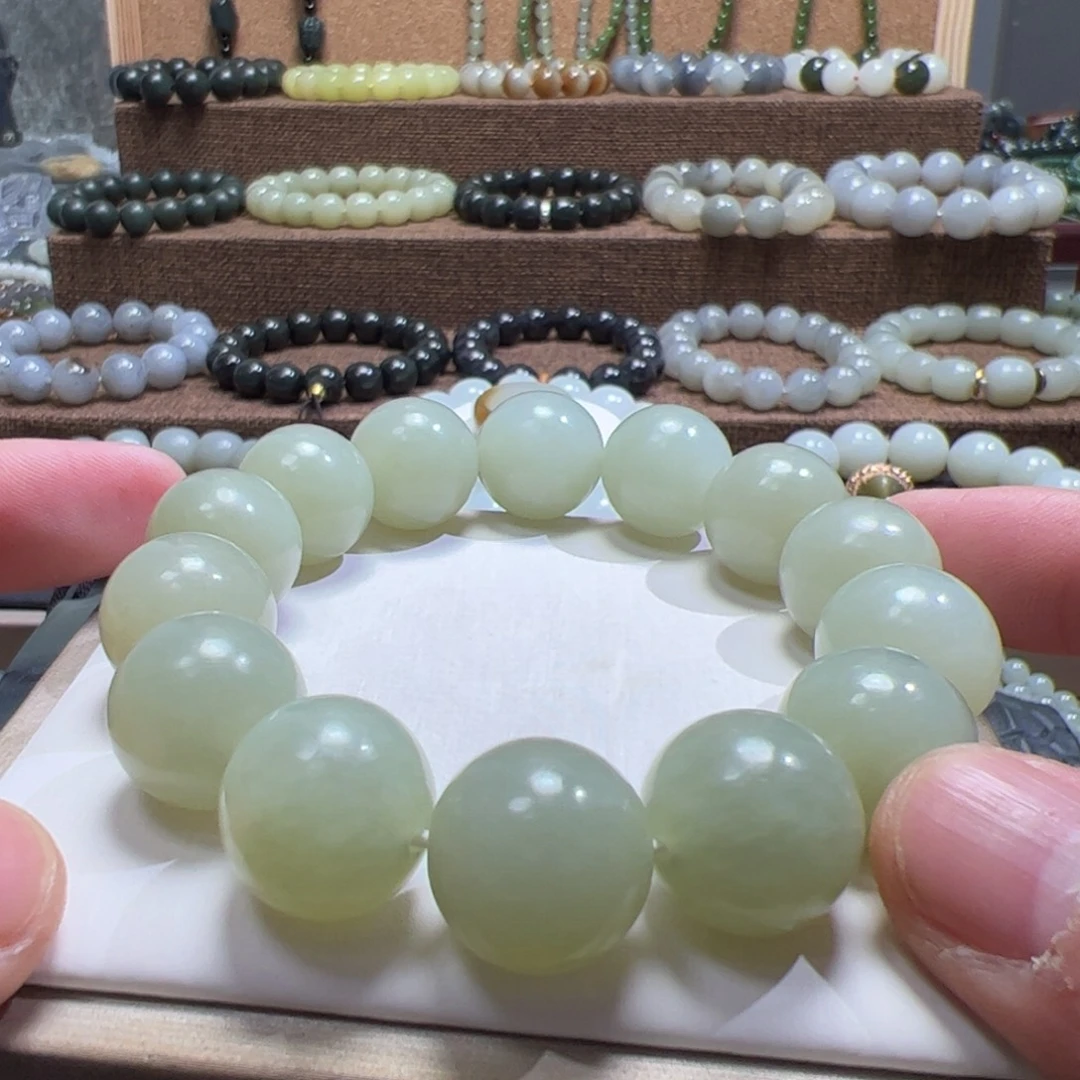 和田玉（糖玉）未镶嵌手链