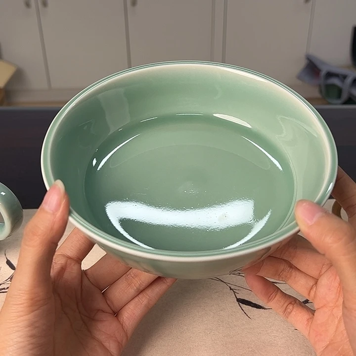 龙泉云间青瓷小米茶器