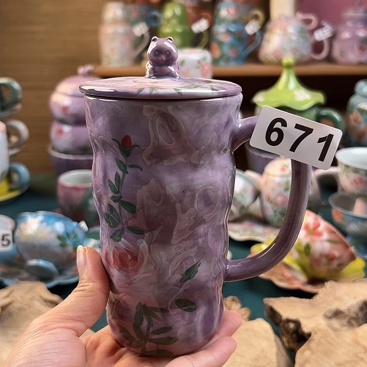 杯景德镇陶瓷手绘作品671