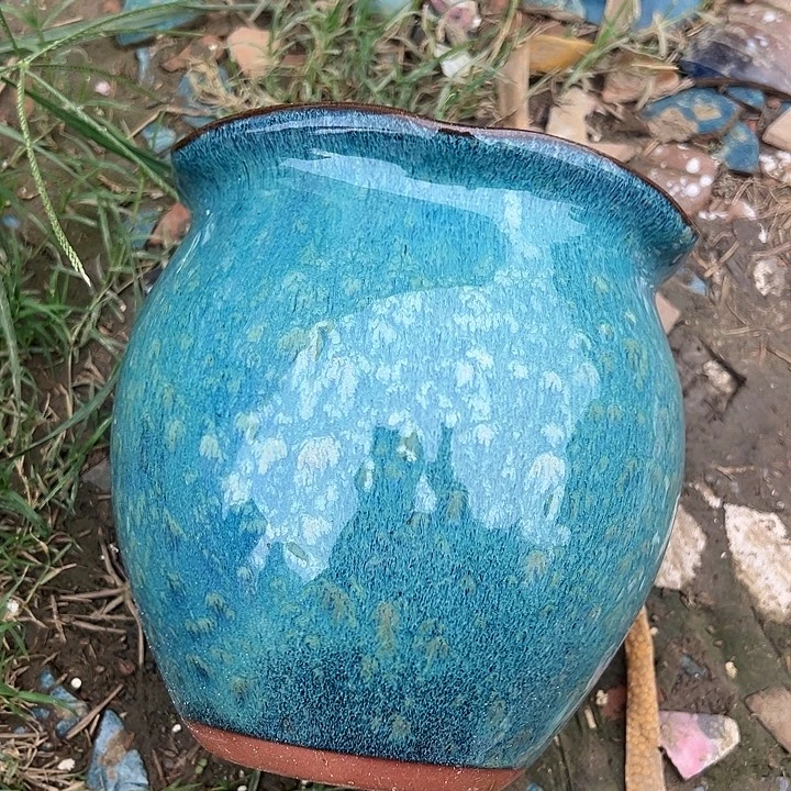 花盆紫砂口19高19瑕疵。。。。。。。。