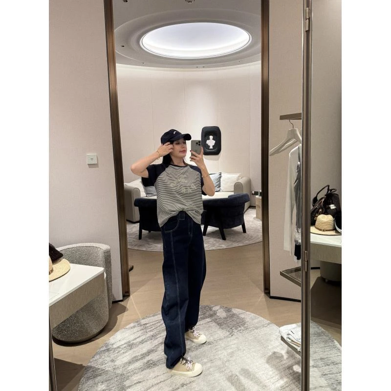 BETTER JOELAY -【星夜售恋】时尚牛仔裤水洗简约宽松JG9602