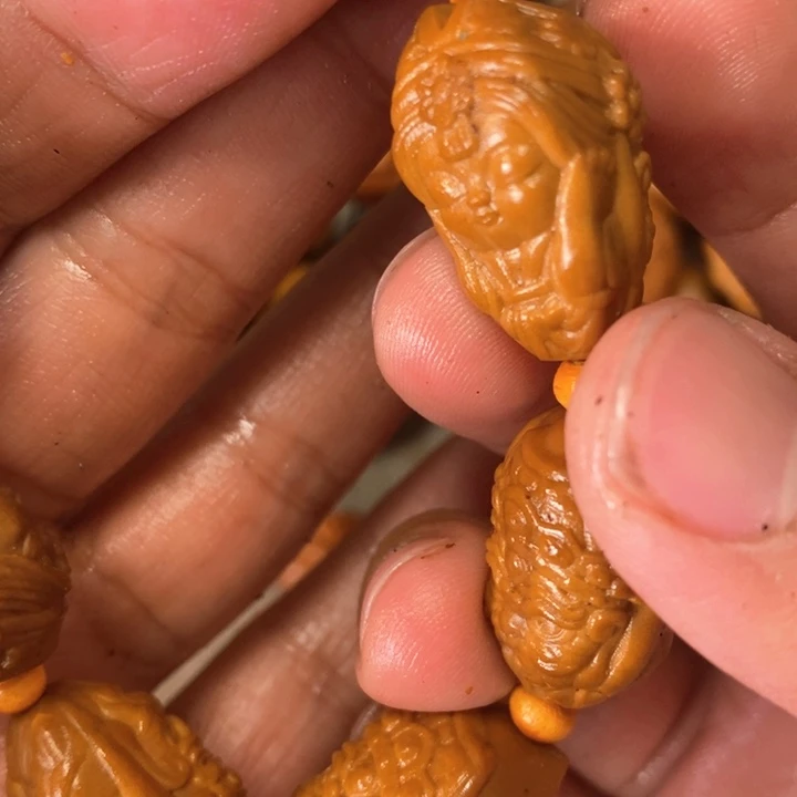 橄榄核手串/手链戏**北橄榄微瑕40号