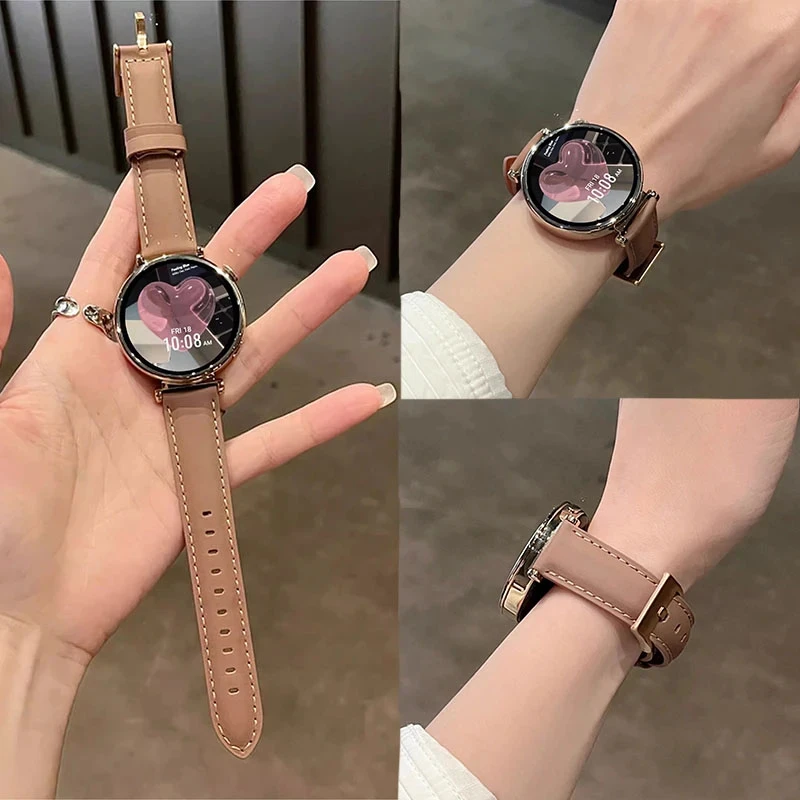 适用华为watchgt5真皮gt4表带方扣gt3ProWatch高级感华为表带表带