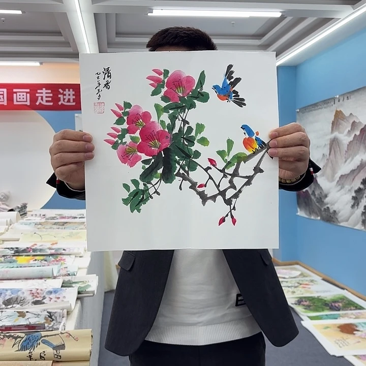 国画手绘国画作品