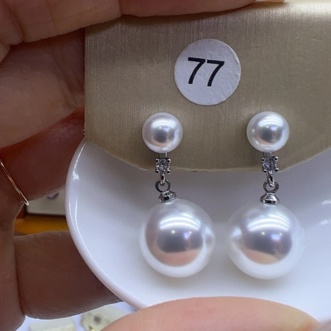 淡水珍珠耳饰未镶嵌