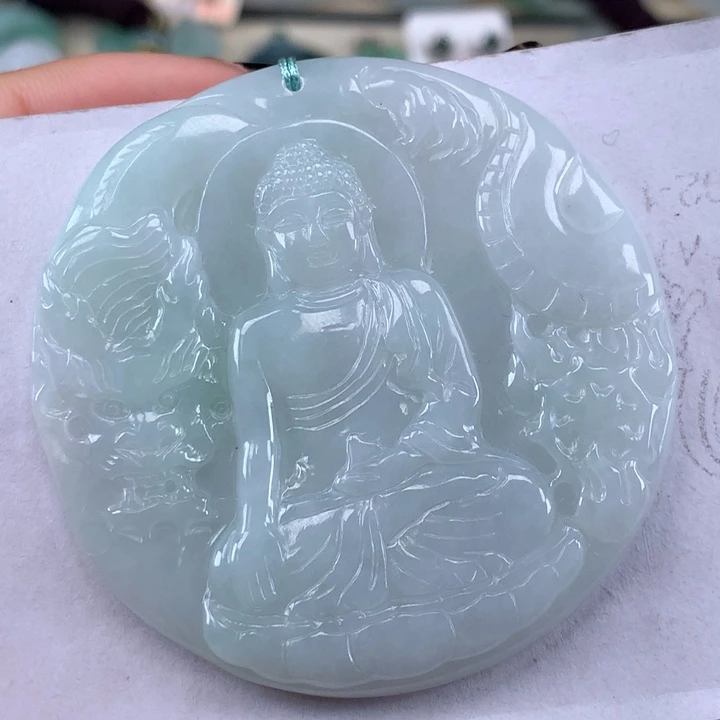 颈饰未镶嵌翡翠阿弥陀佛