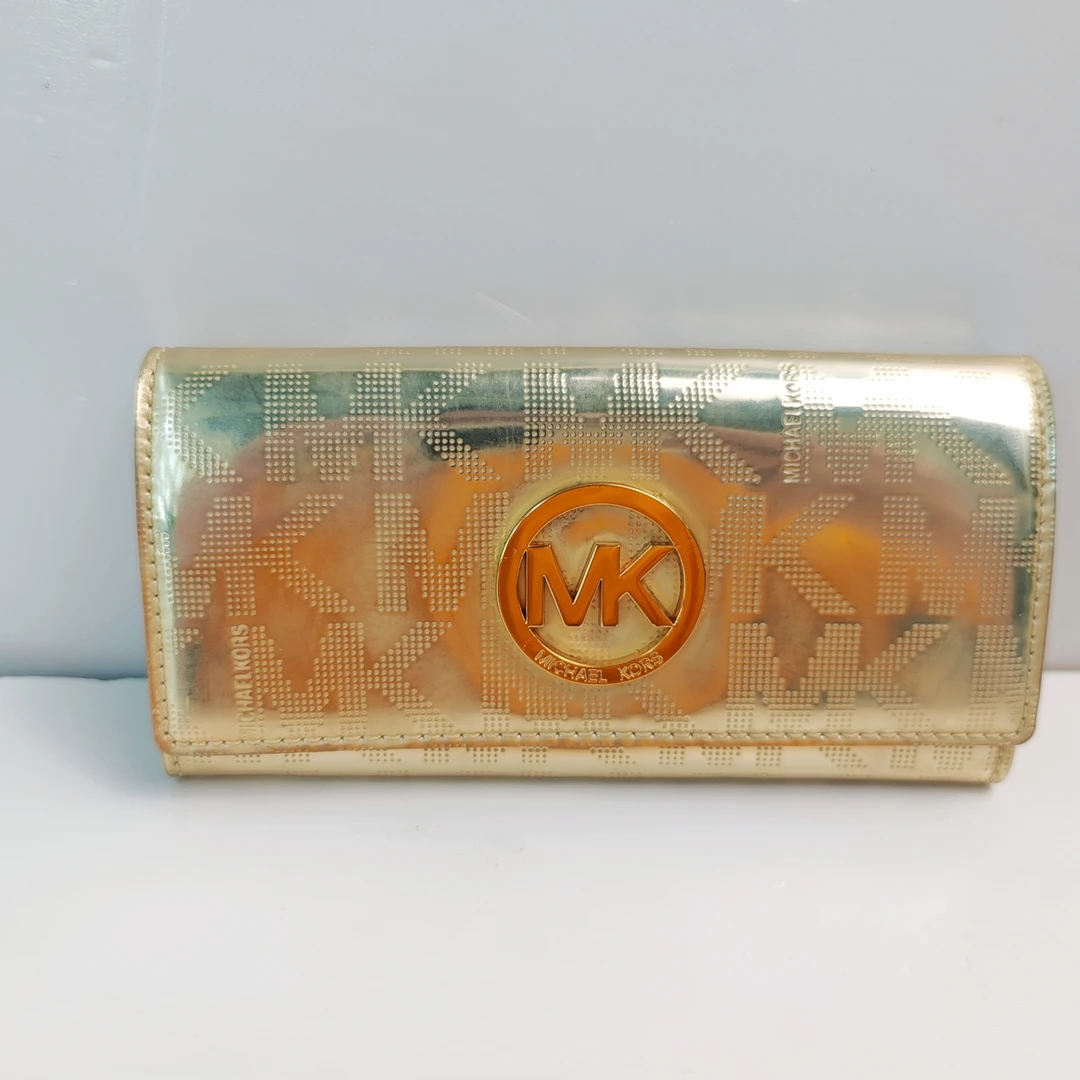 95新 MICHAEL KORS/迈克高仕 迈克高仕金色钱包