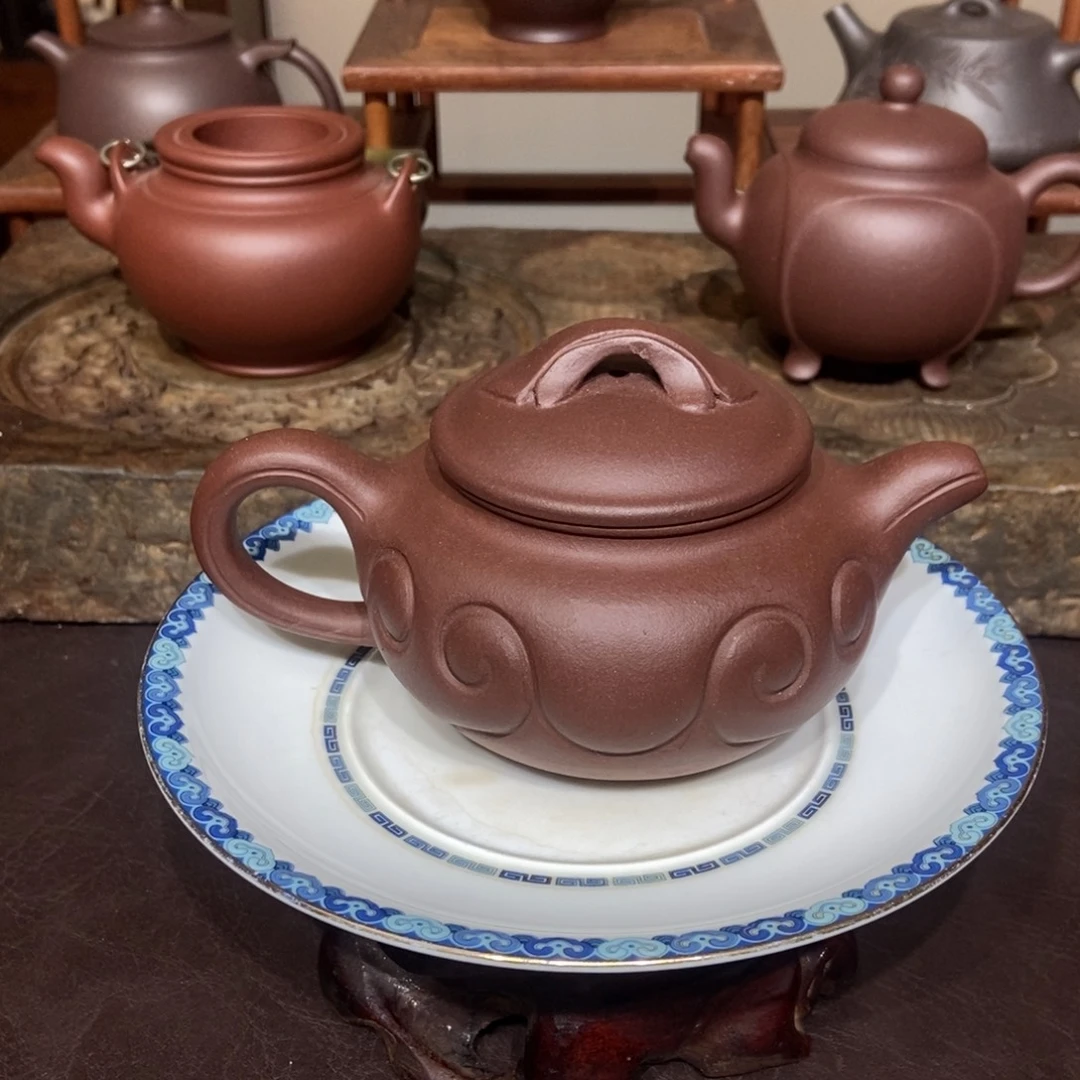 紫砂茶壶底槽清瑕疵240容量