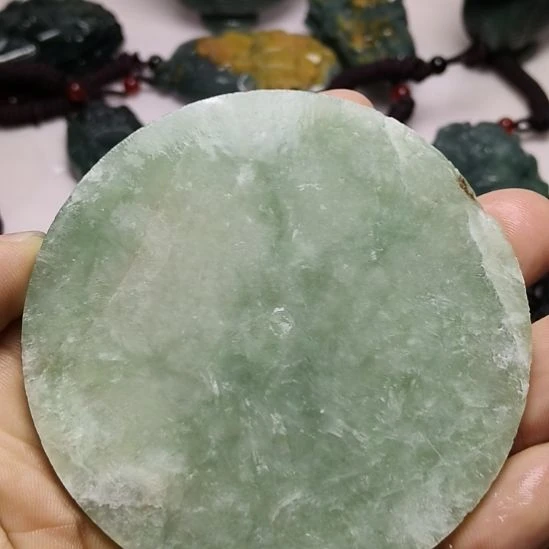 颈饰未镶嵌翡翠挂件