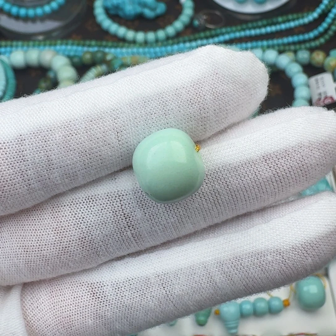 未镶嵌绿松石珠宝奇石新*助