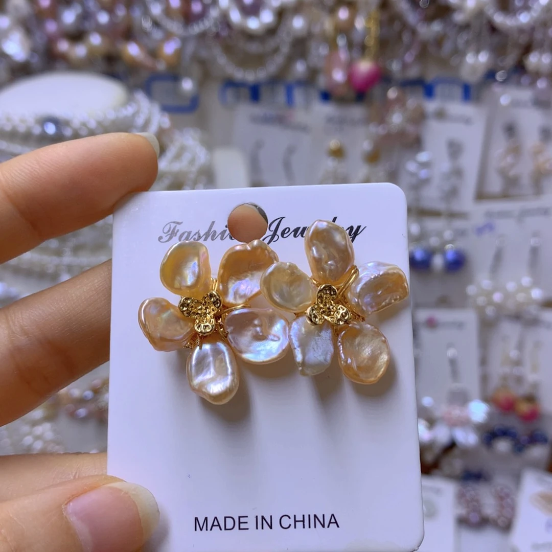 合金淡水珍珠戒指