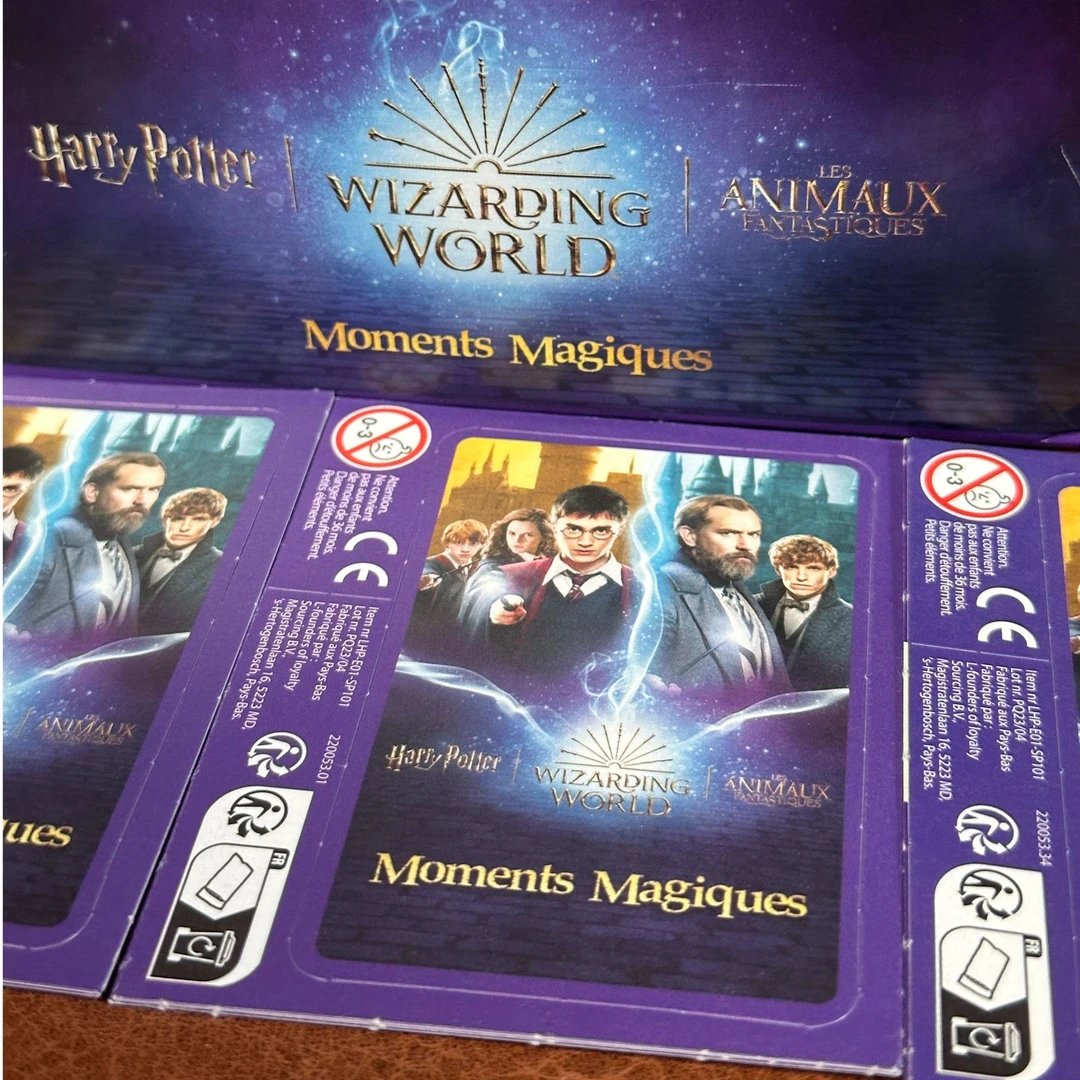 法国Super U 哈利波特影视收藏紫卡撕撕乐【潮玩盲盒代拆】