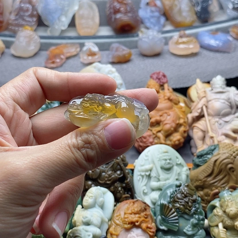 【闪购商品】未镶嵌吊坠定制玛瑙