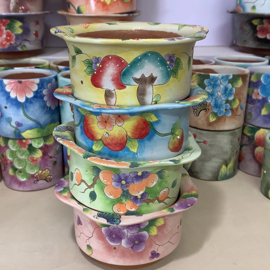 福利正品红陶花盆