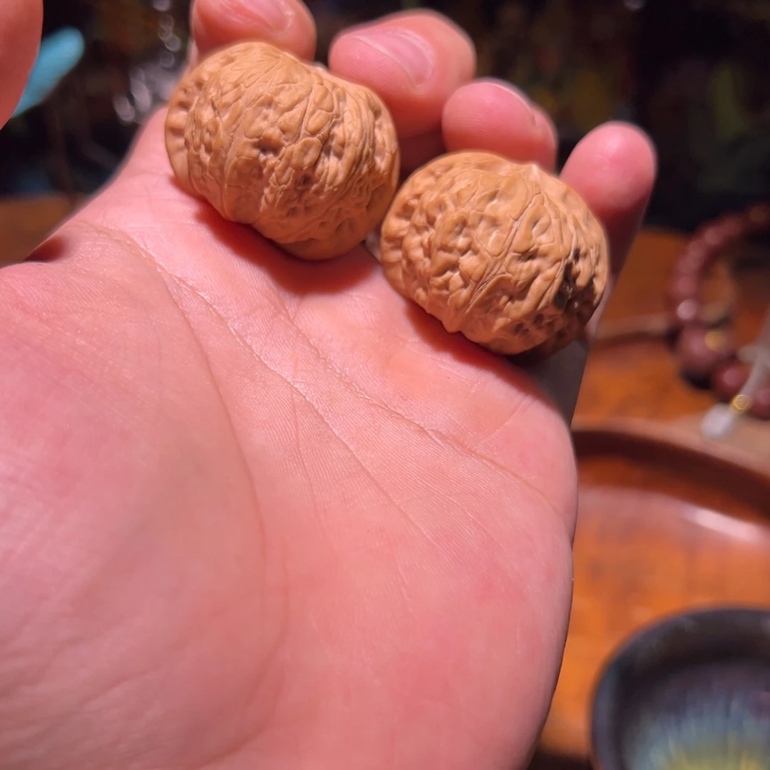 吊坠文玩核桃35全品战鼓一对