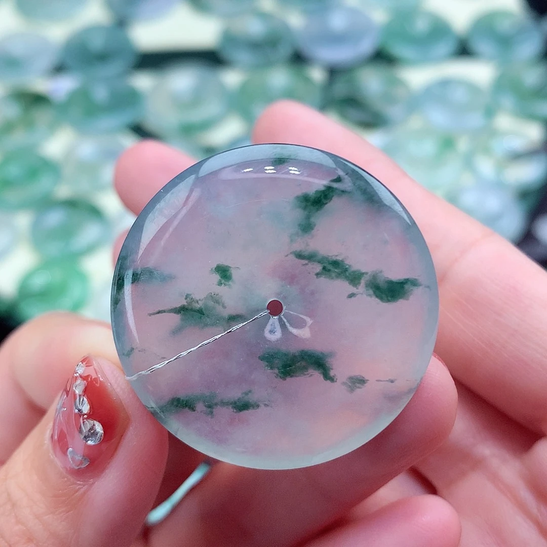 翡翠颈饰未镶嵌62尺寸33.9/6.1