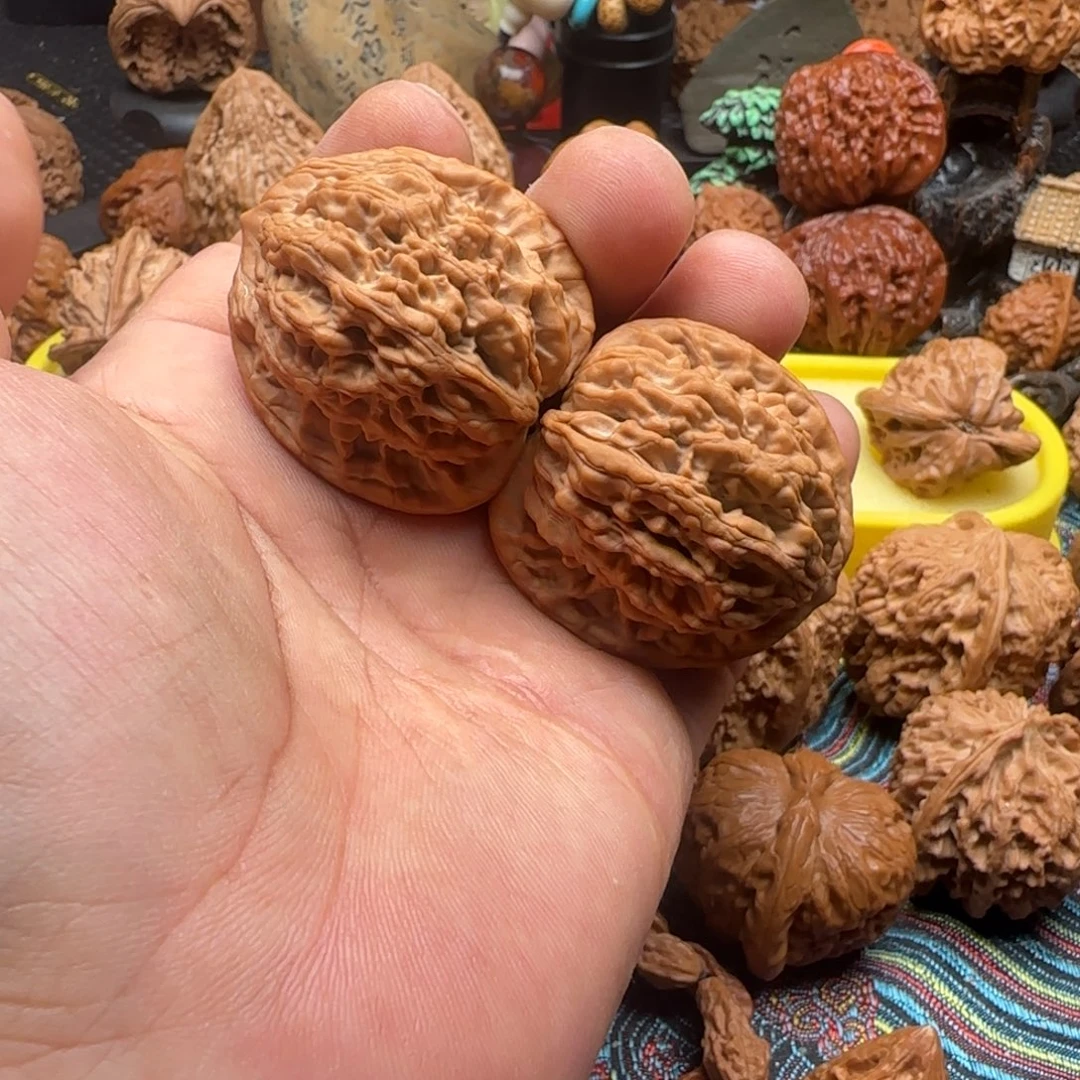 文玩核桃吊坠福利虎头41