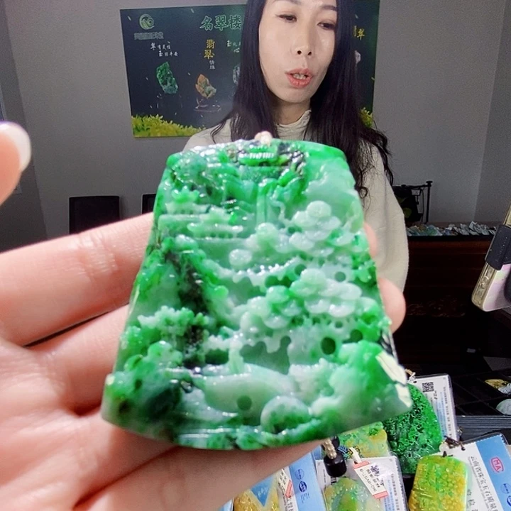 颈饰未镶嵌翡翠翡翠