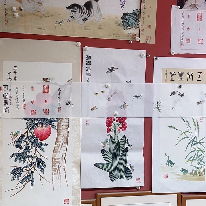 国画冯老师手绘作品