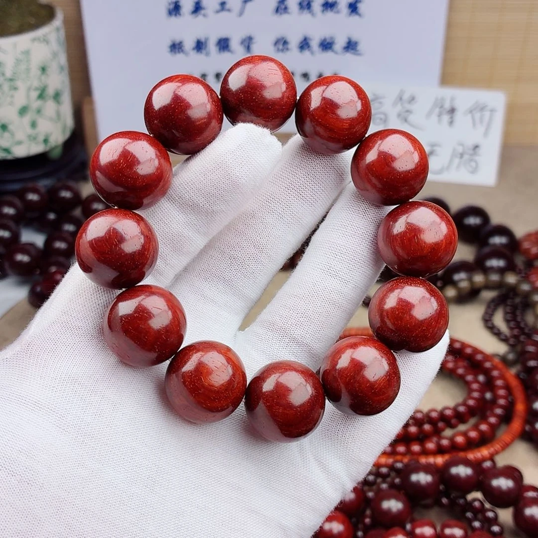 @***淡檀香紫檀（小叶紫檀）手串/手链20帝王泥无胶无腊