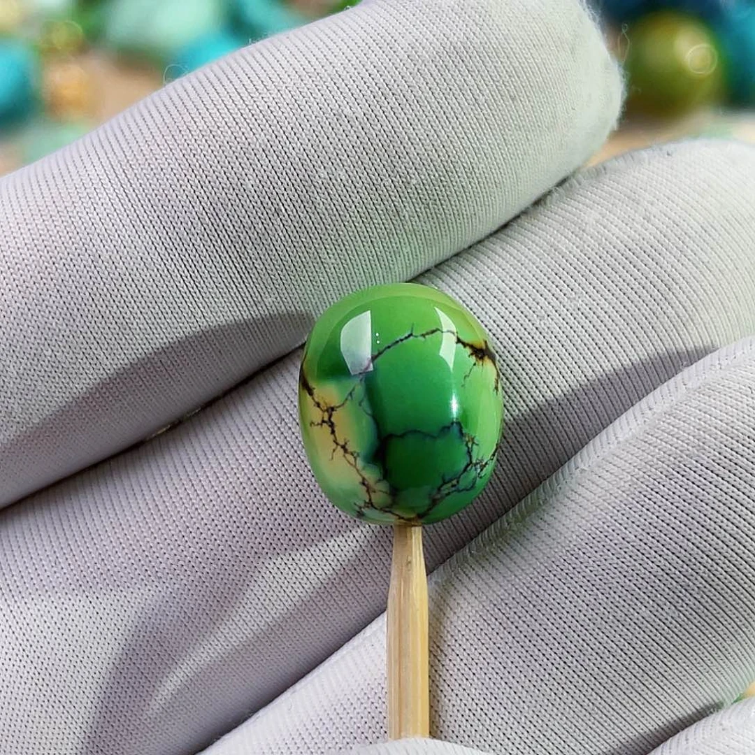 绿松石未镶嵌珠宝奇石11mm