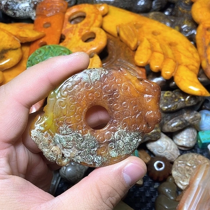 和田玉未镶嵌颈饰121