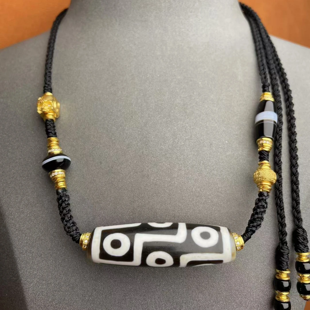 壹加思默-聚缘折线九眼玛瑙锁骨链多样性发一