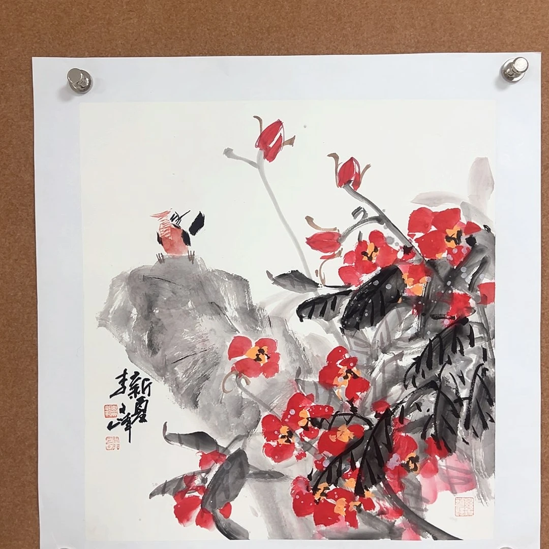 国画李文峰的画作