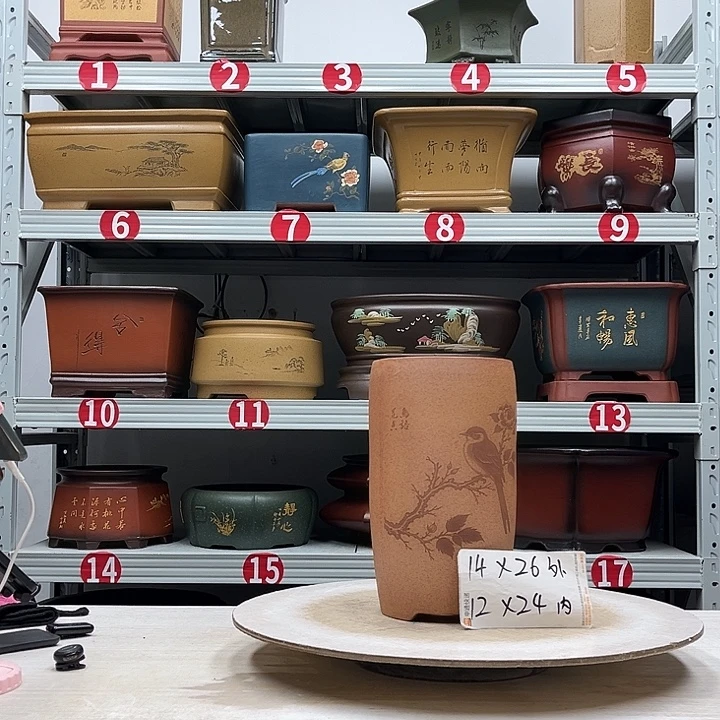 紫砂花盆紫砂花盆