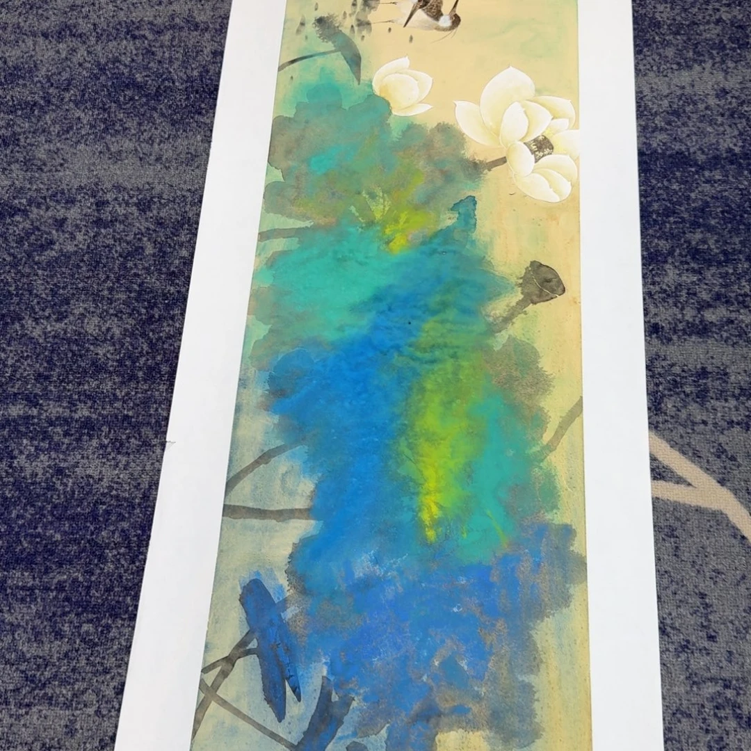 国画国画作品山水花鸟