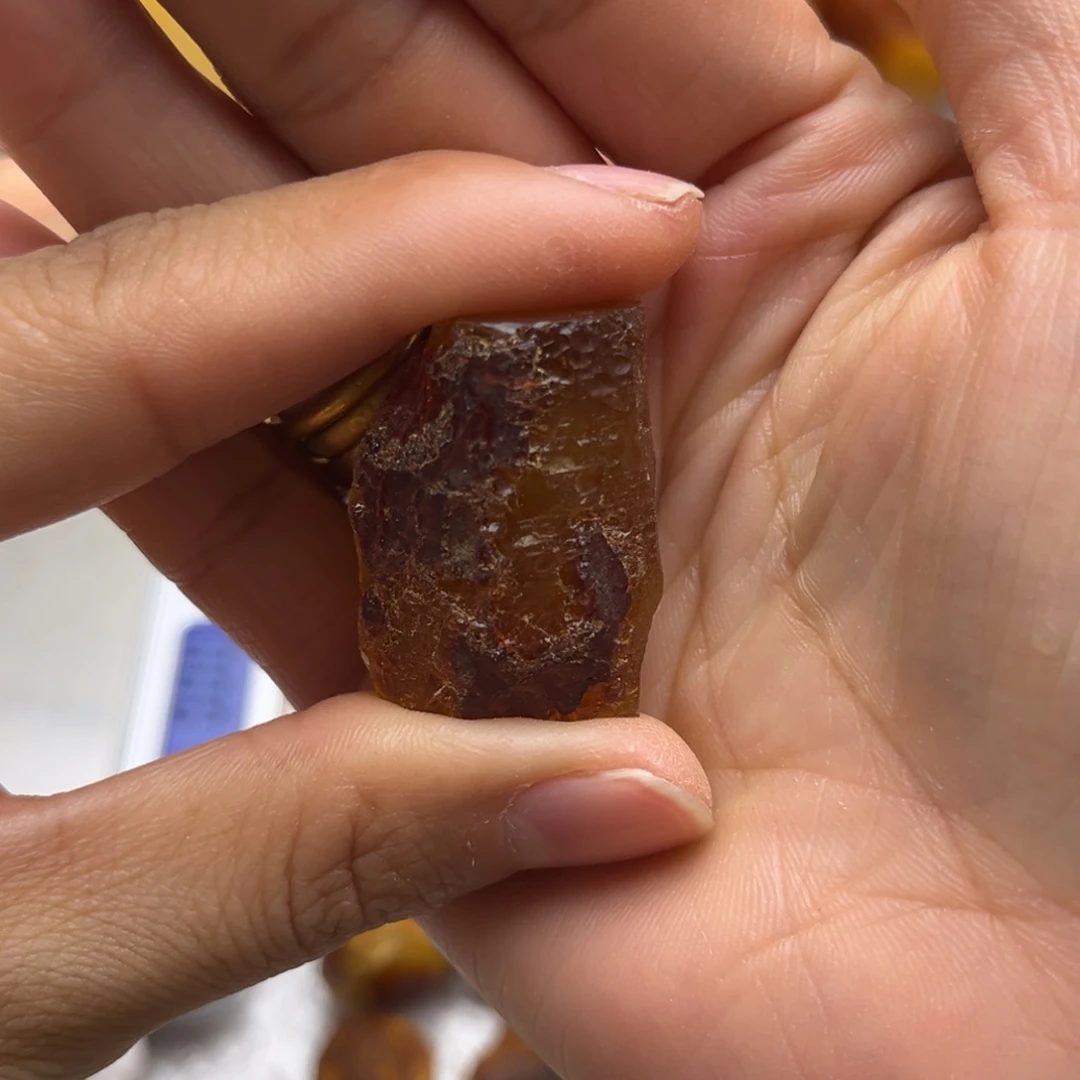 定制琥珀未镶嵌蜜蜡定制蛋面