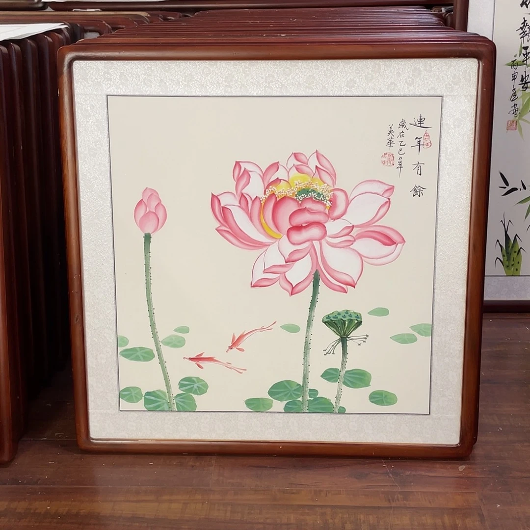 国画带框尺寸63*63厘米