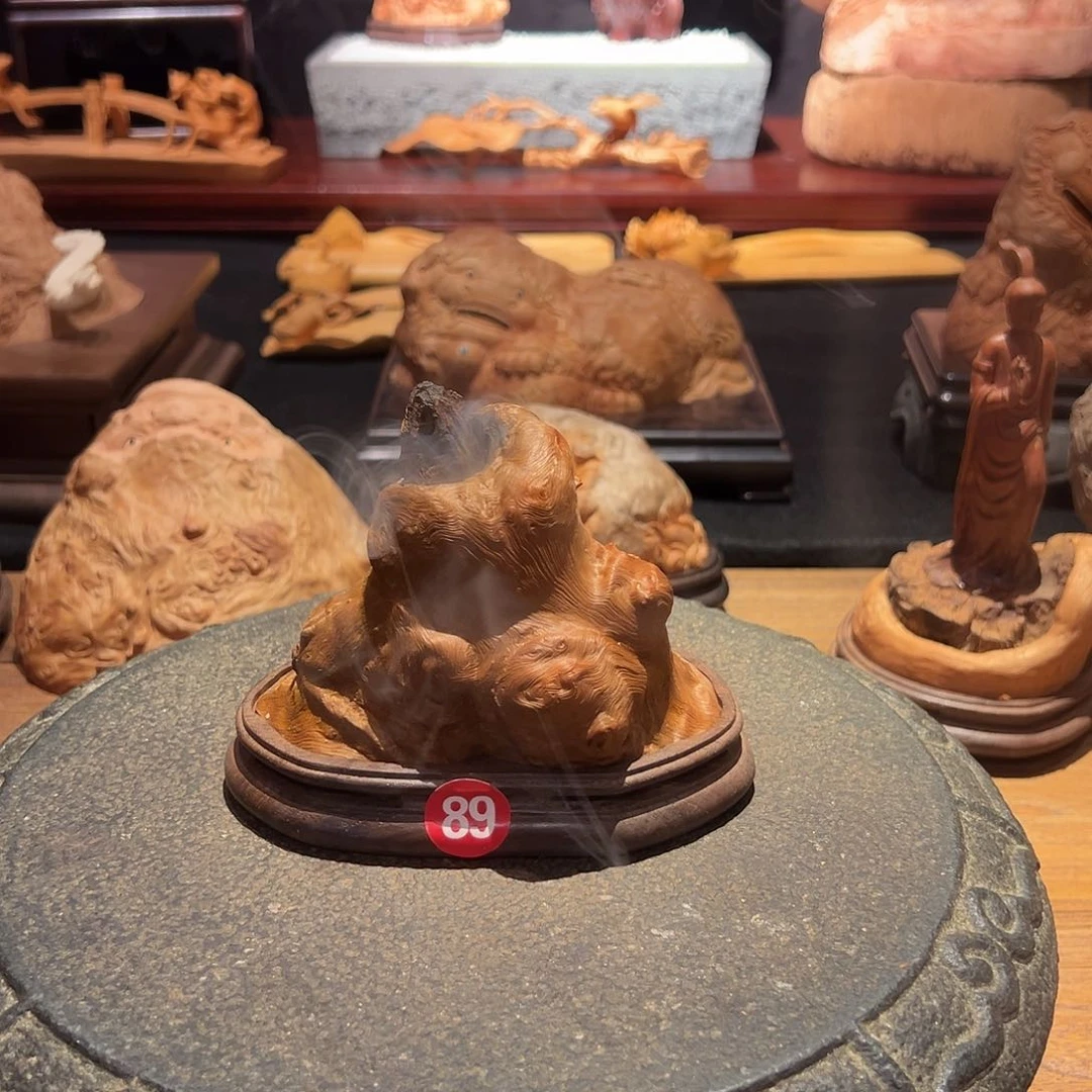 荔枝木无*的荔枝木随形香炉