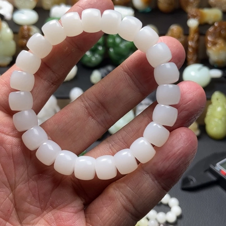 和田玉未镶嵌手链