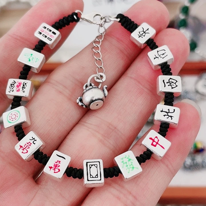 珐琅吊坠足银小麻麻