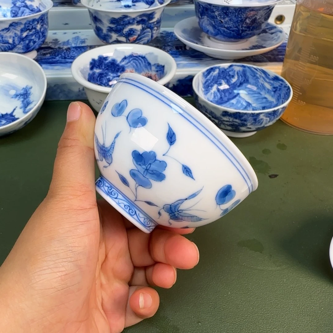 景德镇纯手绘茶具圆圆229