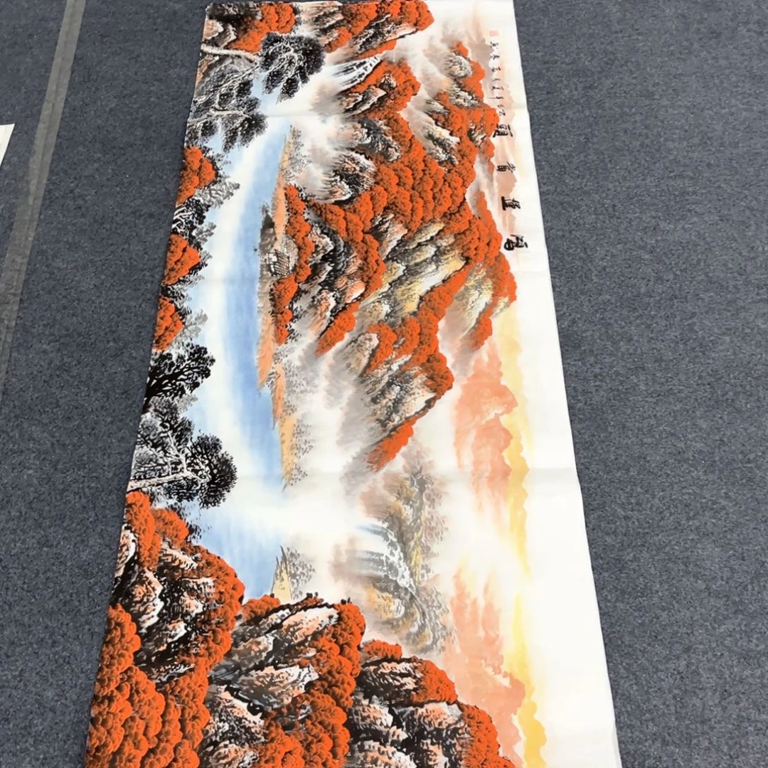 国画国画作品老师手绘