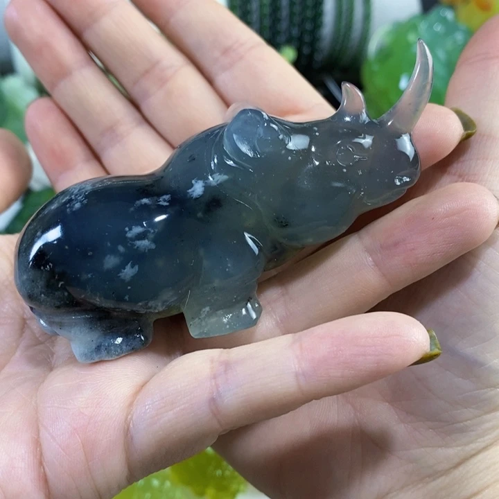 未镶嵌岫玉手把件