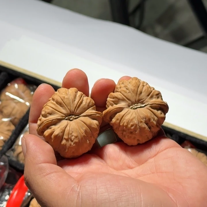 文玩核桃把件534号44mm全品南瓜墩