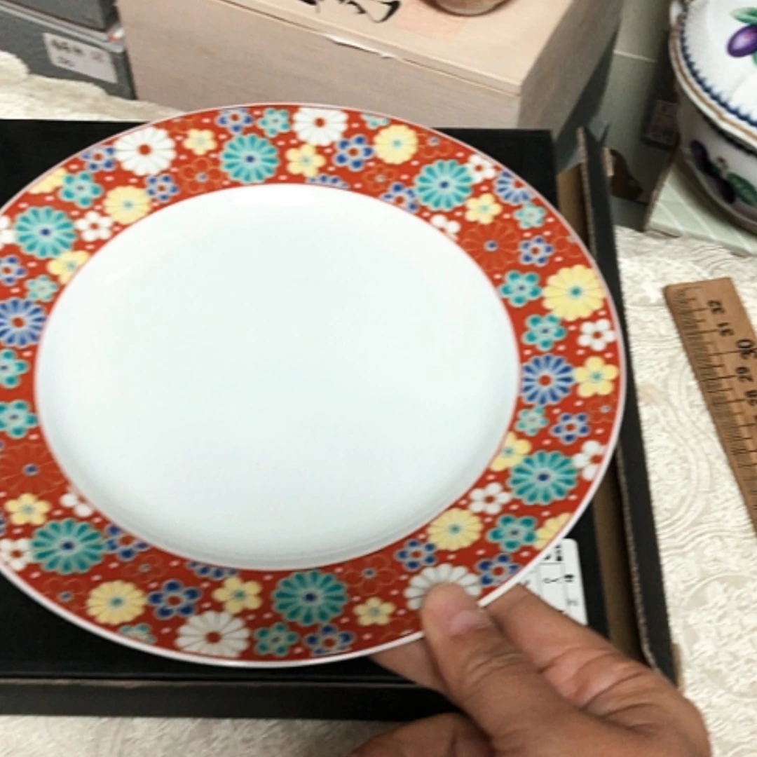【闪购商品】碗直径21高度2.5九谷烧