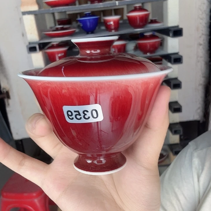 瓷片景德镇郎红陶瓷