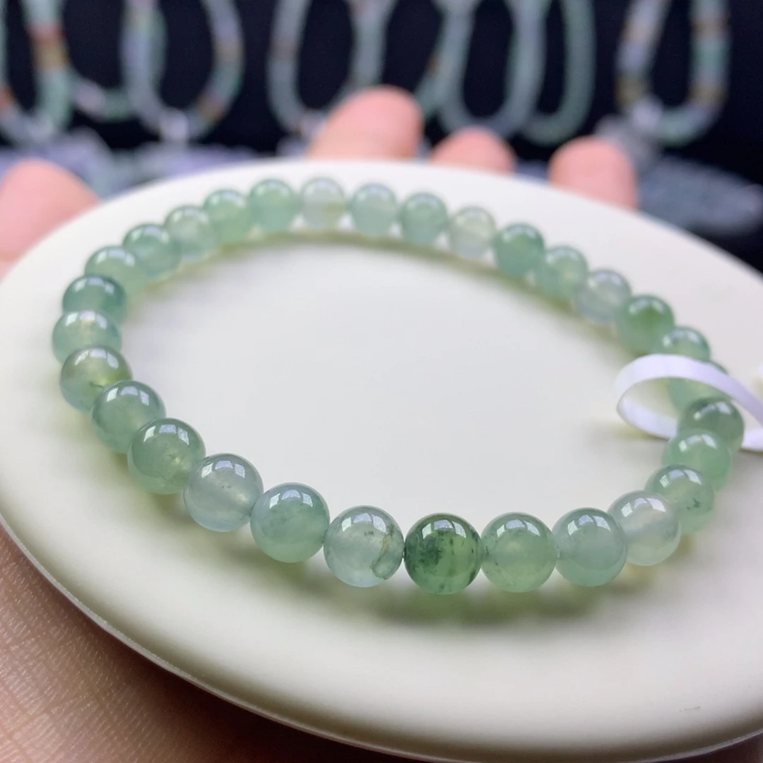 未镶嵌手串翡翠卡6