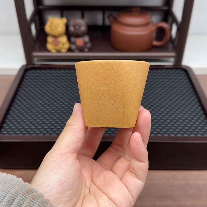 茶案段泥天圆地方杯