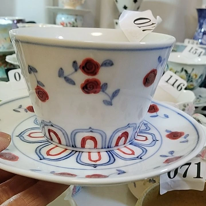 杯子瓷景德镇陶瓷釉下彩咖啡杯