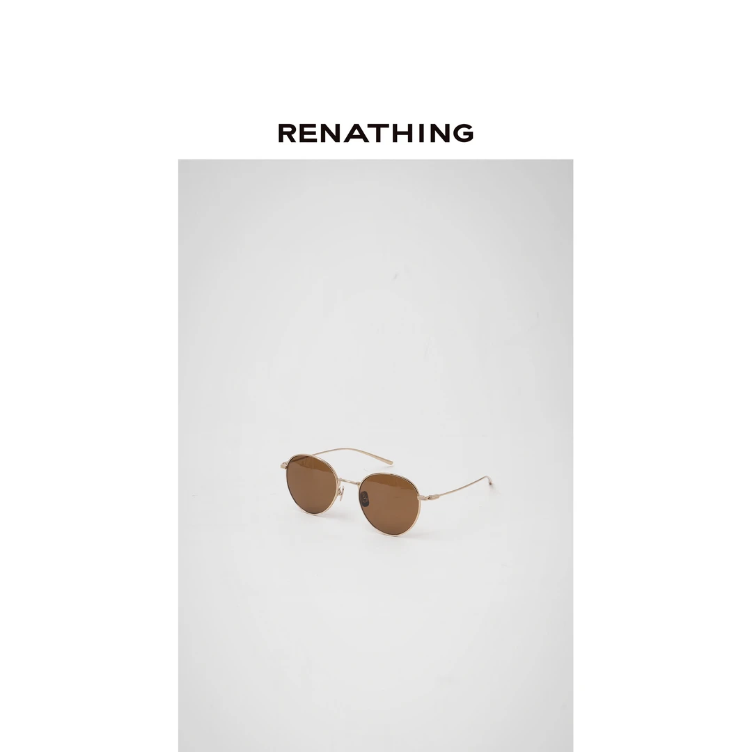 【RENATHING】复古金属框太阳眼镜