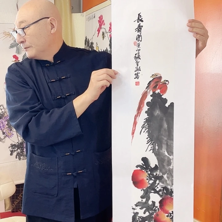 国画张圣敏先生纯手绘作品
