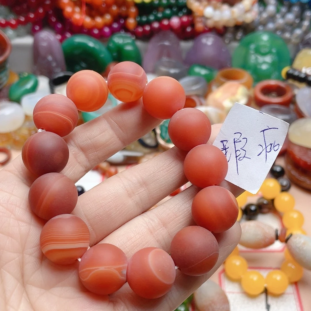 玛瑙/玉髓颈饰合金风**娇