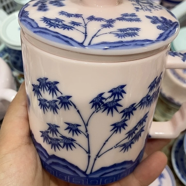 摆件陶景德镇陶瓷主人杯2334